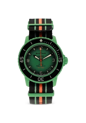 Blancpain x Swatch Scuba Fifty Fathoms 42mm watch - Green