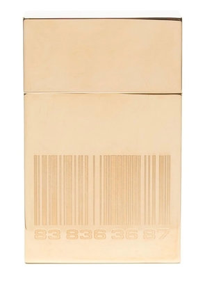 VTMNTS engraved bar-code cigarette case - Gold