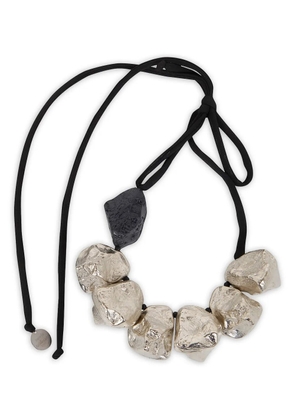 Maria Calderara stone necklace - Silver