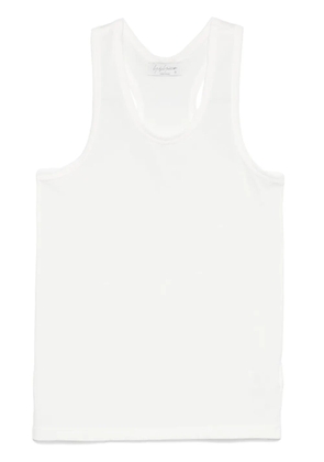 Yohji Yamamoto cotton tank top - White