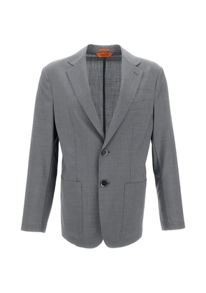 Barena patch-pocket single-breasted blazer - Grey