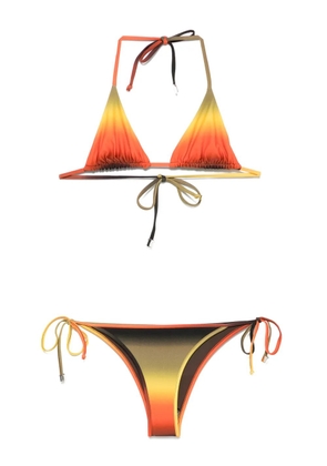 The Attico gradient-effect bikini - Orange