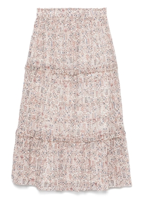 MARANT ÉTOILE Diya midi skirt - Neutrals