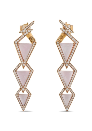Stephen Webster diamond quartz earrings - Gold