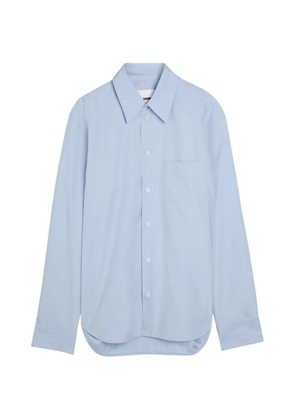 Jil Sander pocket long-sleeve shirt - Blue
