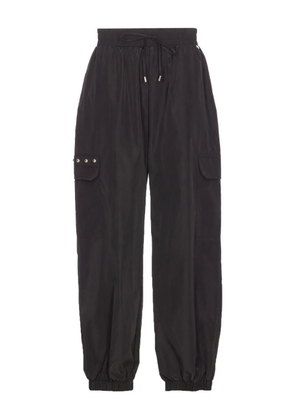 LIU JO elasticated-waistband track pants - Black