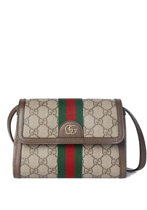 Gucci mini Ophidia shoulder bag - Brown