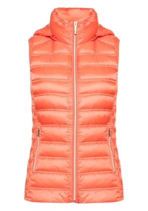 Michael Michael Kors detachable-hood down gilet - Orange