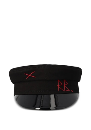 Ruslan Baginskiy embroidered-detail cap hat - Black