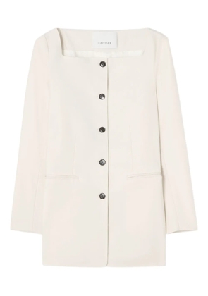 House Of Dagmar square-neck blazer - Neutrals