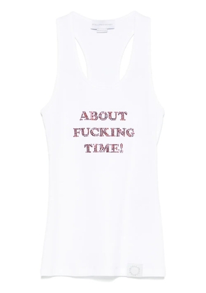 Stella McCartney crystal-embellished tank top - White