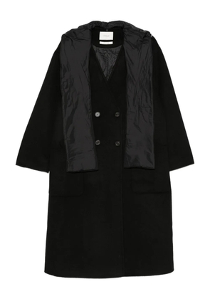 VICOLO layered coat - Black