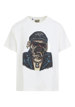 GALLERY DEPT. short-sleeved biker-dog T-shirt - White