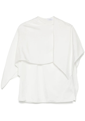 Ferragamo asymmetric design top - White