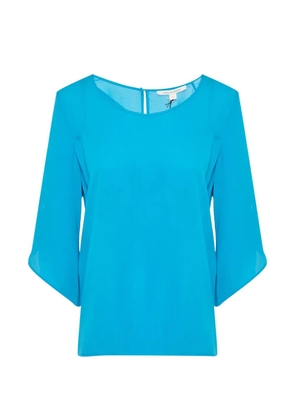 Diane Von Furstenberg Vintage Nancy blue blouse