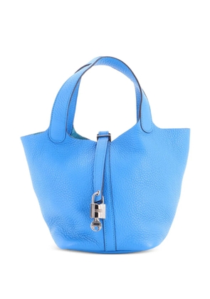 Hermès Pre-Owned Picotin Lock Bag Clemence PM bucket bag - Blue