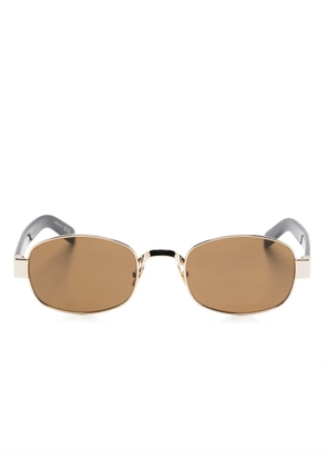 Saint Laurent Eyewear oval-frame sunglasses - Gold