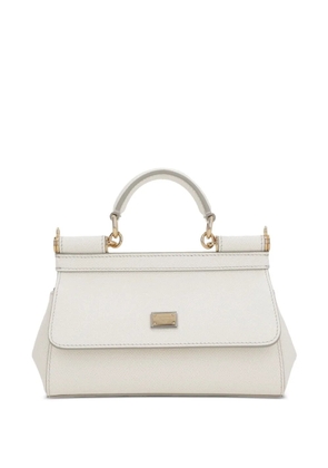 Dolce & Gabbana Sicily leather handbag - White