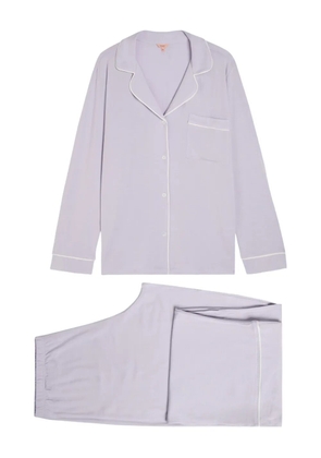 Eberjey Gisel piped pyjama set - Purple
