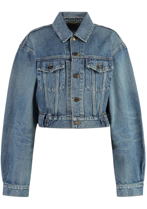 Saint Laurent 80's vintage denim jacket - Blue