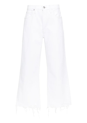 FRAME The Relaxed high-rise straight jeans - White