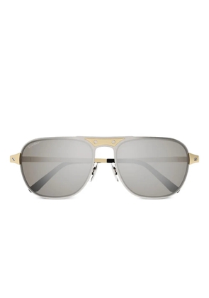 Cartier Eyewear square sunglasses - Gold