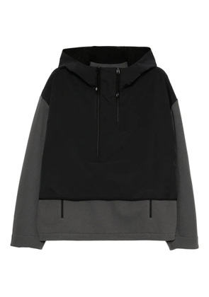 CROQUIS panelled hoodie - Grey