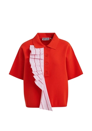 Essentiel Antwerp Jumble short-sleeve polo shirt - Red