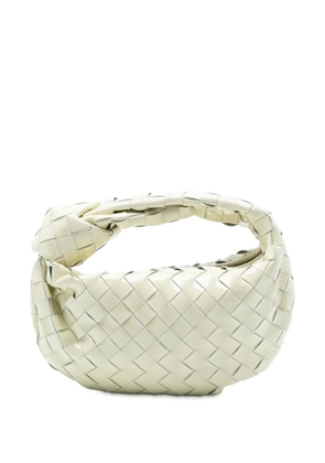 Bottega Veneta Pre-Owned 2012-2025 Mini Patent Intrecciato Jodie hobo bag - White