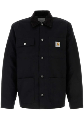 Carhartt WIP Michigan press-stud cotton shirt jacket - Black
