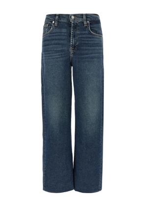 7 For All Mankind Alexa high-waist frayed jeans - Blue