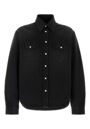 Givenchy flap-pocket denim shirt - Black