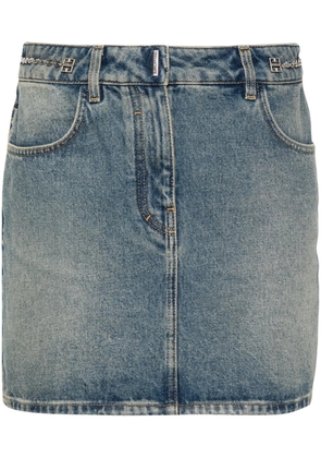 Givenchy 4G-chain mini skirt - Blue