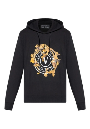 Versace Jeans Couture logo-print hoodie - Black