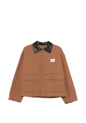 Weekend Max Mara patch-pocket collared coat - Brown