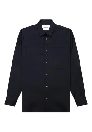Jil Sander pocket button-up shirt - Blue