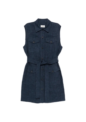 P.A.R.O.S.H. tie-belt mini dress - Blue