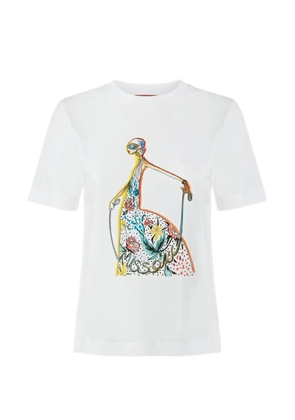 Missoni print short-sleeve T-shirt - White