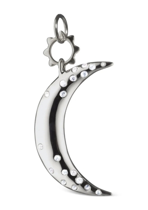 MONICA RICH KOSANN White Sapphire Dream Moon pendant - Silver
