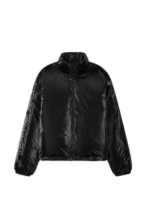 FEAR OF GOD ESSENTIALS logo-sleeve jacket - Black