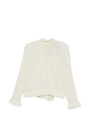 Nº21 ruffled blouse - Neutrals