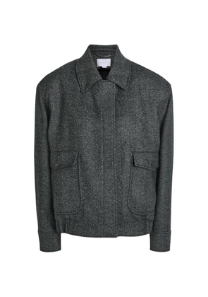 Stella McCartney flap-pocket herringbone jacket - Grey