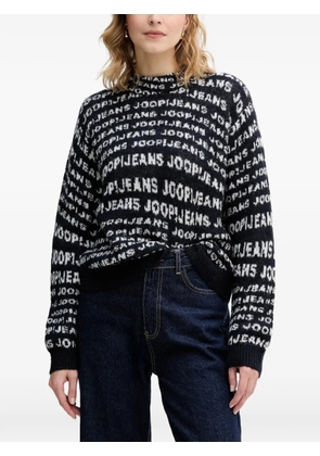 Joop! Kalissa logo-jacquard pullover - Blue