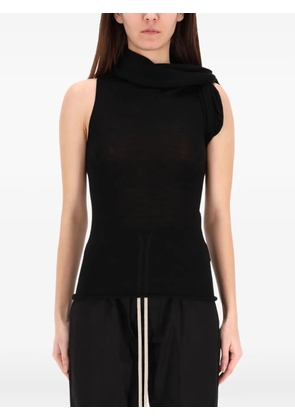 Rick Owens draped top - Black