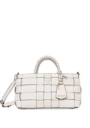 GUESS USA braided-handle tote bag - Neutrals