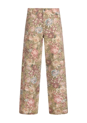 LIU JO floral-print pants - Green