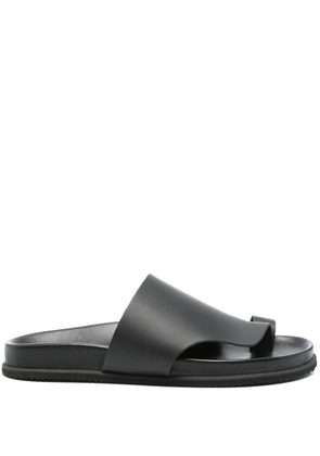 Ancient Greek Sandals Xenofon slides - Black