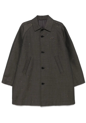 Undercover decorative-stitching coat - Brown