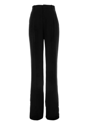 Saint Laurent silk crepe trousers - Black