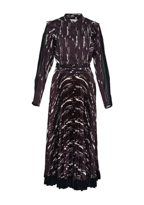 3.1 Phillip Lim all-over graphic print dress - Brown